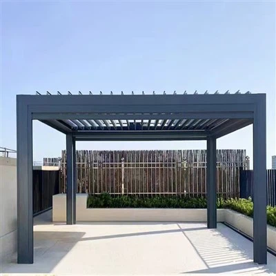 Aluminium Pergola Vit Färg